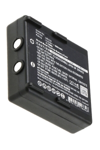 Hetronic HE520 / HT-02 / 68300520 accu (9.6 V, 600 mAh, 123accu huismerk)  AHE00007