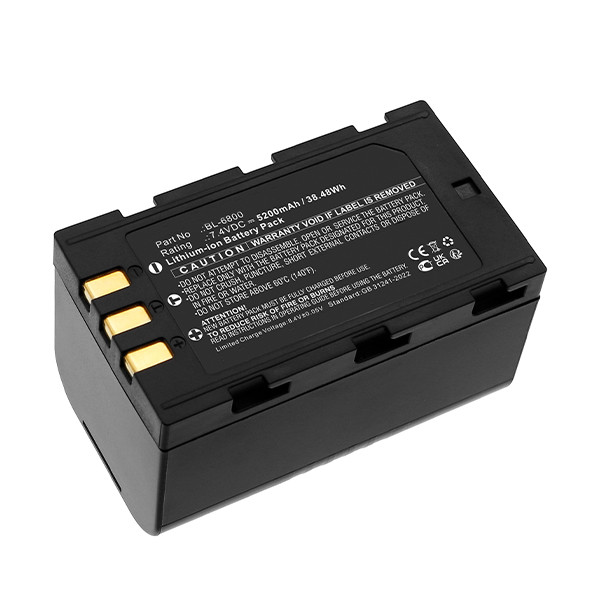 Hi-Target BL-6800 accu (7.4 V, 5200 mAh, 123accu huismerk)  AHI00277 - 1