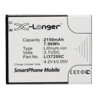 Hisense LI37200C accu (2150 mAh, 123accu huismerk)  AHI00106