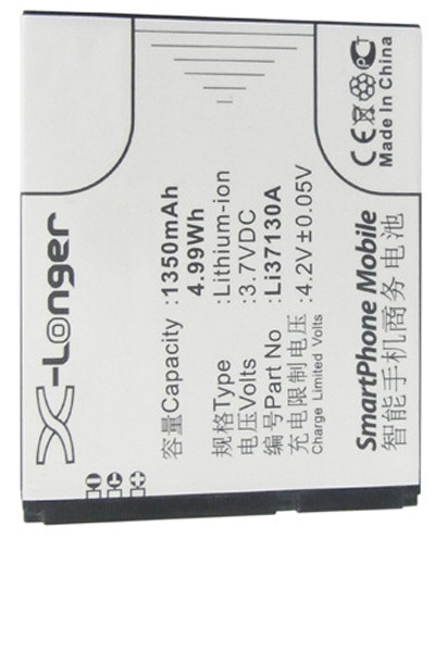 Hisense Li37130A accu (1350 mAh, 123accu huismerk)  AHI00086 - 1