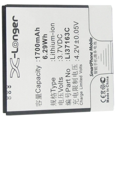 Hisense Li37163C accu (1700 mAh, 123accu huismerk)  AHI00079 - 1