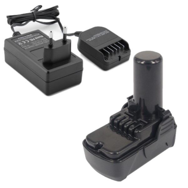 Hitachi - Hikoki BCL1015 / BCL1030 accu + lader (10.8 V, 2.0 Ah, Li-ion, 123accu huismerk) AHI00343 - 1