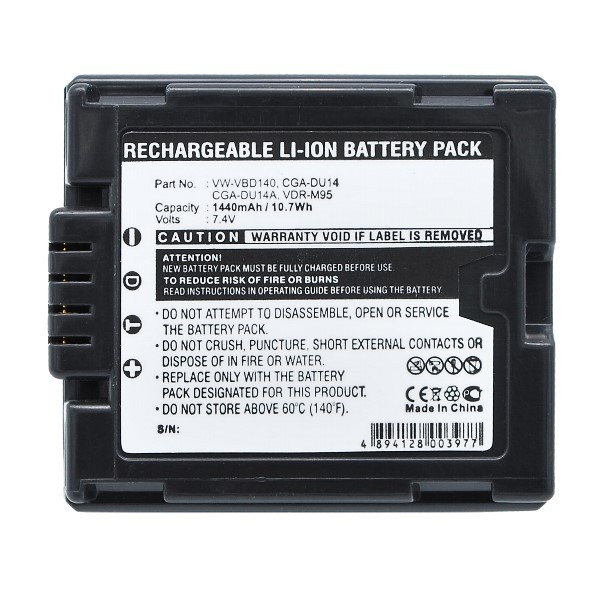 Hitachi DZ-BP14SJ / DZ-BP14S accu (7.4 V, 1440 mAh, 123accu huismerk) AHI00023 - 2