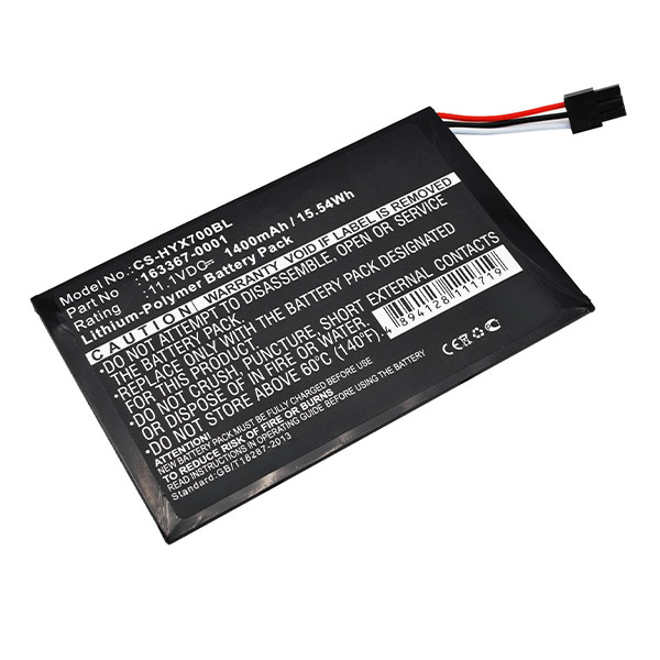 Honeywell 163367-0001 accu (1400 mAh, 123accu huismerk) AHO00049 - 1