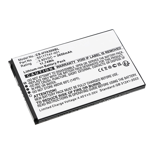Honeywell 50177747-001 /  BAT-EDA5S accu (3.85 V, 3050 mAh, 123accu huismerk) AHO00292 - 1
