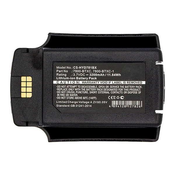 Honeywell 7800-BTXC / 7800-BTXC-1 accu (3200 mAh, 123accu huismerk) AHO00080 - 2