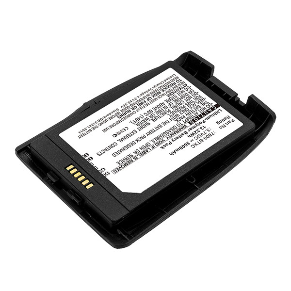 Honeywell 7800-BTXC / 7800-BTXC-1 accu zwart (3600 mAh, 123accu huismerk) AHO00158 - 1