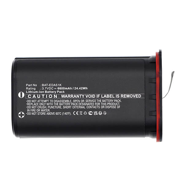 Honeywell BAT-EDA51K accu (3.7 V, 6600 mAh, 123accu huismerk) AHO00336 - 3