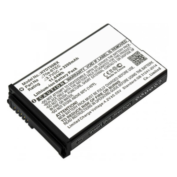 Honeywell BAT-EXTENDED-01 / 70e-BTEC accu (3.7 V, 3200 mAh, 123accu huismerk)  AHO00086 - 1