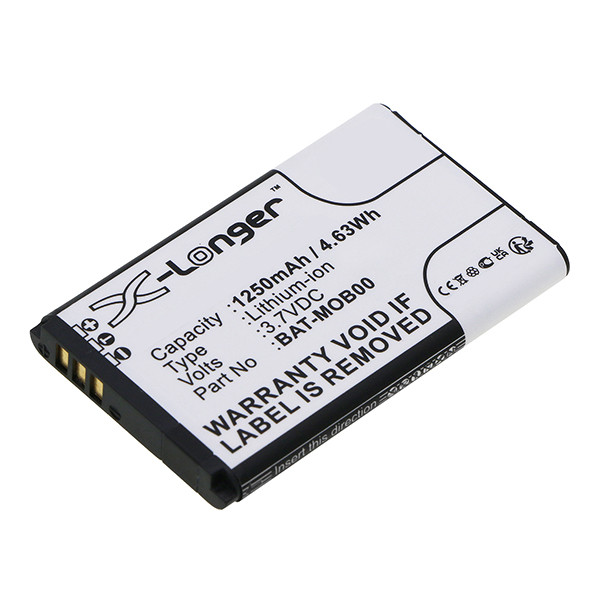 Honeywell BAT-MOB00 / 55-003233-01 accu (1250 mAh, 123accu huismerk) AHO00072 - 1