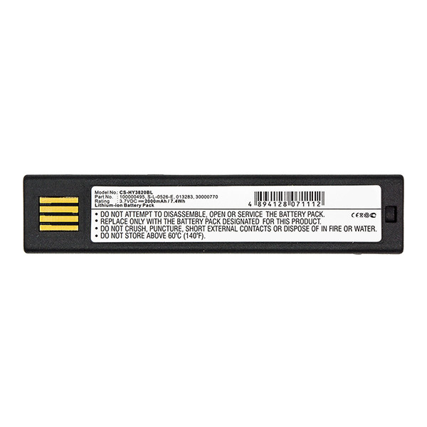 Honeywell BAT-SCN01 / BAT-SCN01A accu (3.7 V, 2000 mAh, 123accu huismerk) AHO00002 - 3