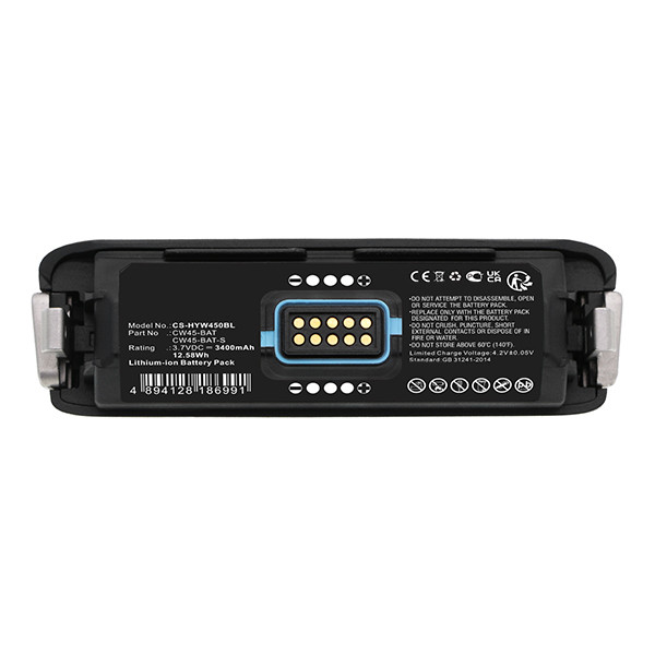 Honeywell CW45-BAT-EX / 3010-8514-001 accu (3.7 V, 3400 mAh, 123accu huismerk) AHO00252 - 3