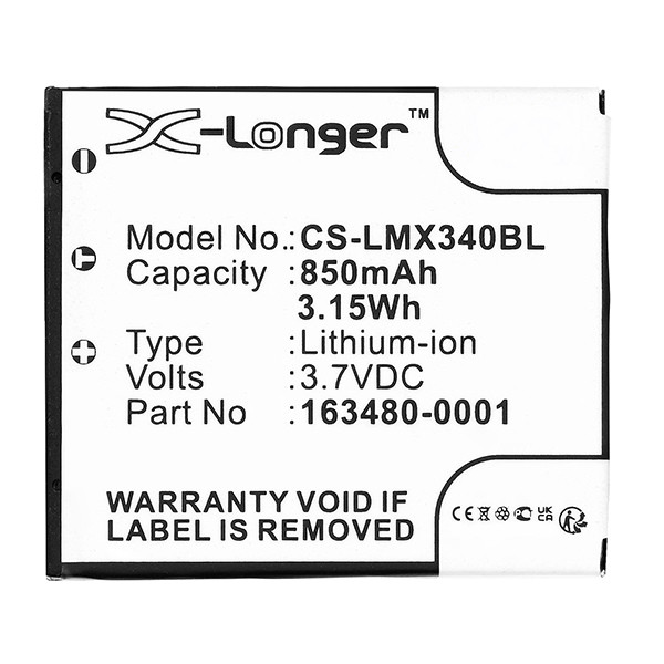 Honeywell HHPI363 / 8650A376 / 163480-0001 accu (850 mAh, 123accu huismerk) AHO00071 - 3