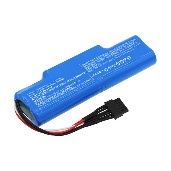 Honeywell OVT270L1R00 / OVT270L1R01 accu (7.4 V, 6800 mAh, 123accu huismerk)  AHO00250 - 1