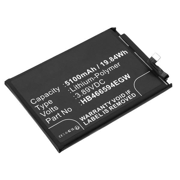 Honor HB466594EGW accu (5100 mAh, 123accu huismerk)  AHO00280 - 1