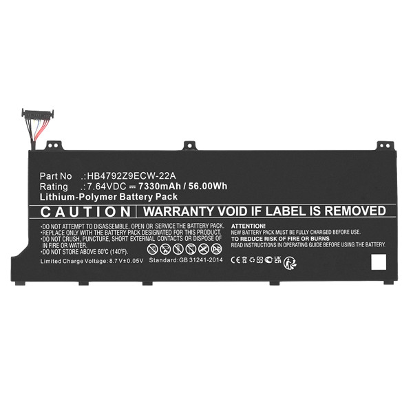 Honor HB4792Z9ECW-22A accu (7.64 V, 7330 mAh, 123accu huismerk)  AHO00275 - 1