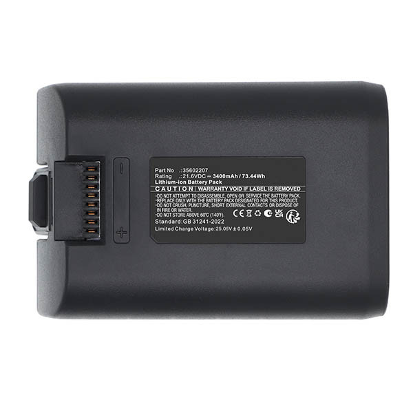 Hoover HF522BAT / B011 / 35602207 accu (21.6 V, Li-ion, 3.4 Ah, 123accu huismerk) AHO00361 - 3