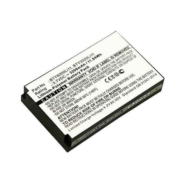 Huawei BTY3000Li11 / BTY6000Li11 accu (3.7 V, 3200 mAh, 123accu huismerk)  AHU00223 - 1