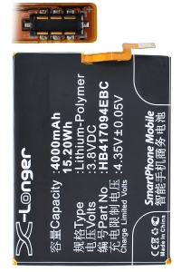 Huawei HB417094EBC accu (4000 mAh, 123accu huismerk)  AHU00085