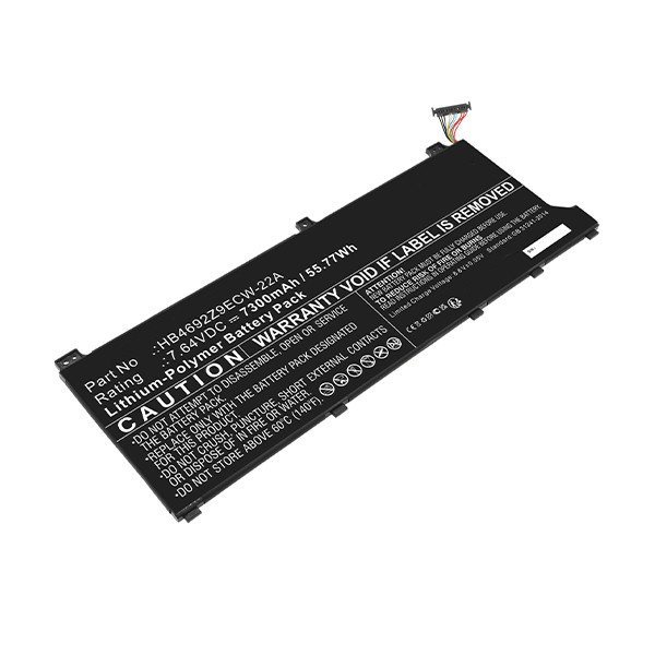 Huawei HB4692Z9ECW-22A accu (7.64 V, 7300 mAh, 123accu huismerk)  AHU00322 - 1