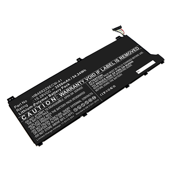 Huawei HB4692Z9ECW-41 accu (15.28 V, 3550 mAh, 123accu huismerk)  AHU00309 - 1