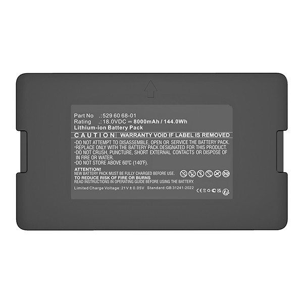 Husqvarna 529 60 68-01 / 529 60 68-02 accu (18 V, 8000 mAh, 123accu huismerk) AHU00352 - 5