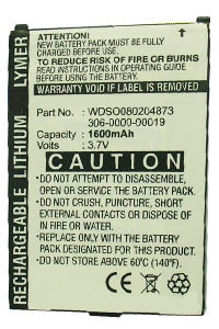 I-mate 306-0000-00019 / WDSO080204873 accu (1600 mAh, 123accu huismerk)  AIM00030 - 1