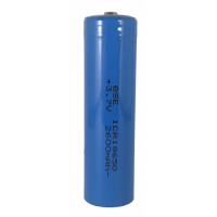 ICR18650 Button Top batterij 1 stuk (3.7 V, 2600 mAh, 123accu huismerk)  ABS00009