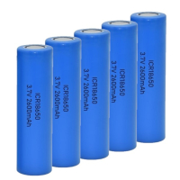 Bestel 5 stuks ICR18650 batterijen
