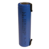 ICR18650 batterij met soldeerlippen (3.7 V, 2600 mAh, 123accu huismerk)  ABS00008
