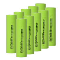 INR18650 / 18650 Li-ion batterij (10 stuks, 3.6 V, 2850 mAh, 8.4 A, 123accu huismerk)  ADR00093