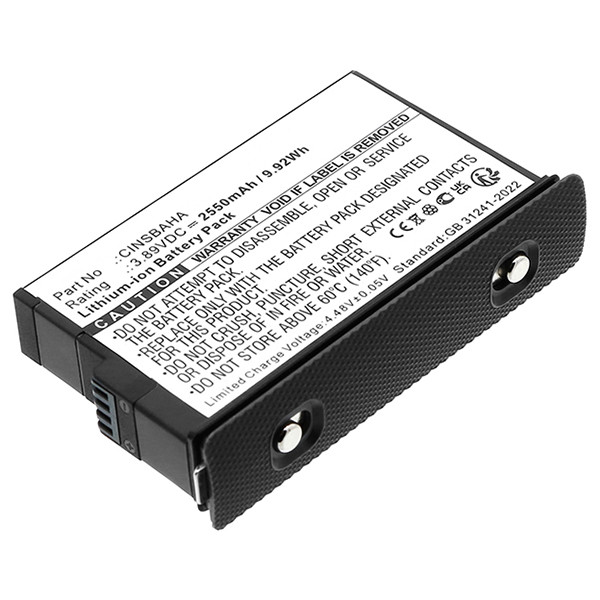 Insta360 ONE X5 / CINSBAHA accu (3.89 V, 2550 mAh, 123accu huismerk) AIN00279 - 1
