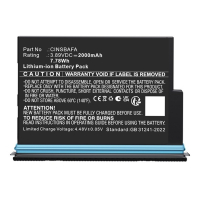 Insta360 X4 Air / CINSBAFA accu (3.89 V, 2000 mAh, 123accu huismerk) AIN00296