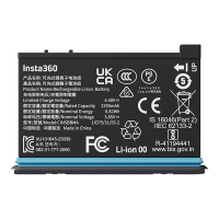 Insta360 X4 / CINSBBMA accu (4.4 V, 2290 mAh, origineel) AIN00287