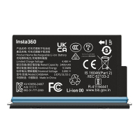 Insta360 X5 accu (3.89 V, 2400 mAh, origineel) AIN00288