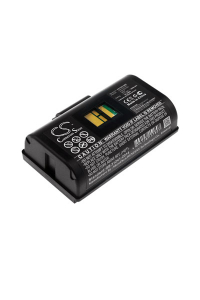 Intermec AB27 / 318-030-001 / 318-030-003 accu (7.4 V, 3400 mAh, 123accu huismerk)  AIN00212