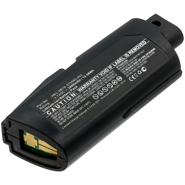 Intermec AB3 / AB19 / 075082-002 accu (7.4 V, 3400 mAh, 123accu huismerk)  AIN00201 - 1