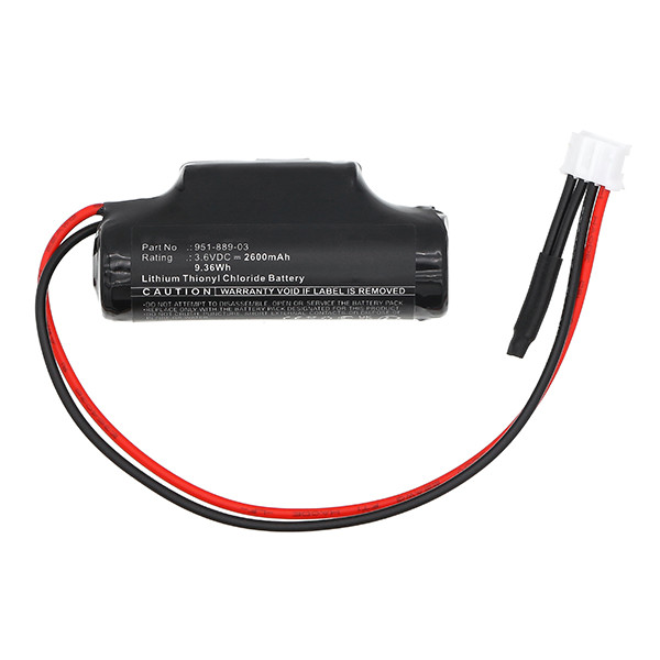 Itron 50103801 /  951-889-03 accu (3.6 V, 2600 mAh, 123accu huismerk) AIT00015 - 2