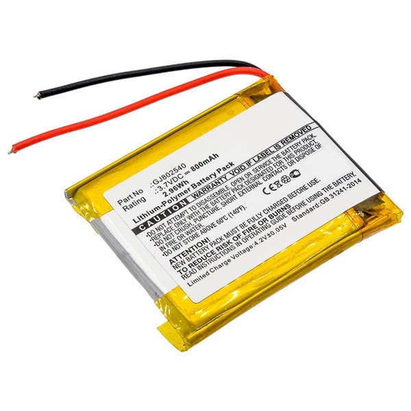JBL-2 GJ802540 accu (800 mAh, 123accu huismerk)  AJB00110 - 1