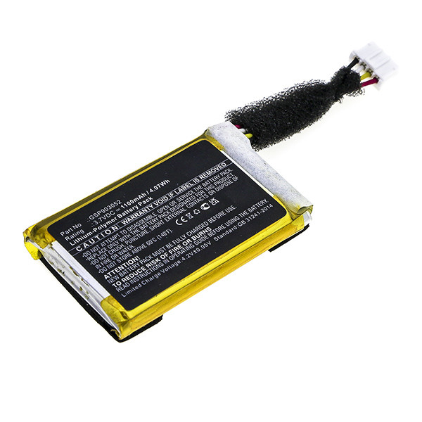 JBL Clip 4 / GSP903052 accu (3.7 V, 1100 mAh, 123accu huismerk) AJB00068 - 1