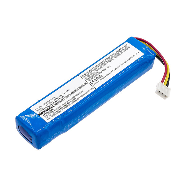 JBL DS144112056 accu (3.7 V, 3000 mAh, 123accu huismerk)  AJB00039 - 1