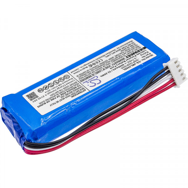 JBL GSP1029102A accu Lichtblauw (3,7 V, 6000 mAh, 123accu huismerk)  AJB00027 - 1