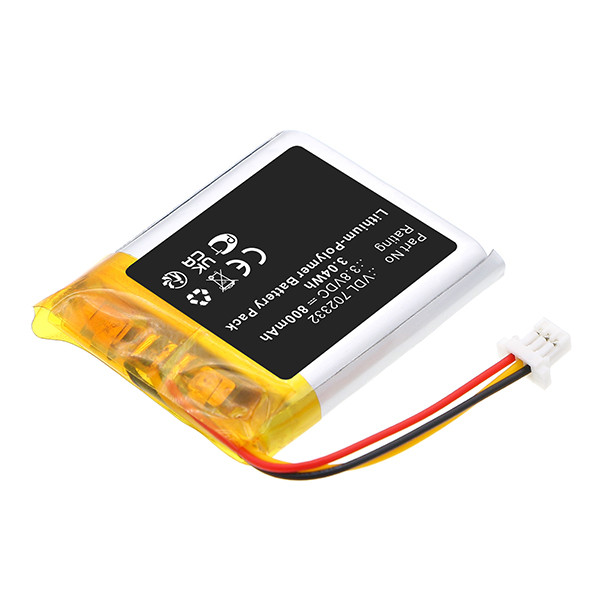 JBL VDL 702332 accu (3.8 V, 800 mAh, 123accu huismerk) AJB00145 - 2