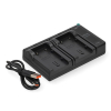 JVC BN-VG107 / 114 / 121 / 138 double slot oplader USB-C (8.4 V, 0,7 A, 123accu huismerk) AJV00087 - 1