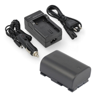 JVC BN-VG107 / BN-VG108 accu met single slot oplader (3.7 V, 890 mAh, 123accu huismerk) AJV00090