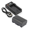 JVC BN-VG107 / BN-VG108 accu met single slot oplader USB-C (3.7 V, 890 mAh, 123accu huismerk) AJV00085 - 1