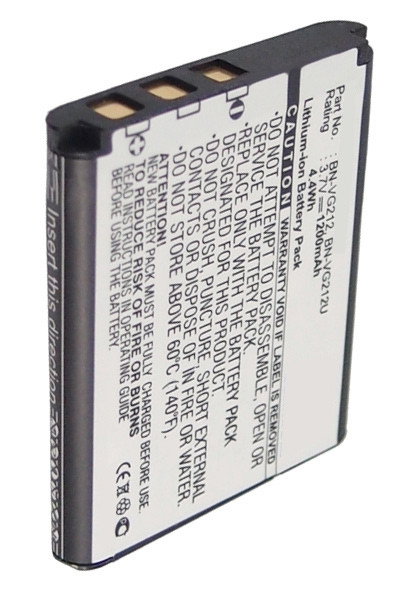 JVC BN-VG212 / BN-VG212USM / BN-VG212U accu (1200 mAh, 123accu huismerk)  AJV00033 - 1