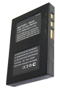 JVC BN-VM200US / BN-VM200UE / BN-VM200 accu (7.4 V,       750 mAh, 123accu huismerk)  AJV00011