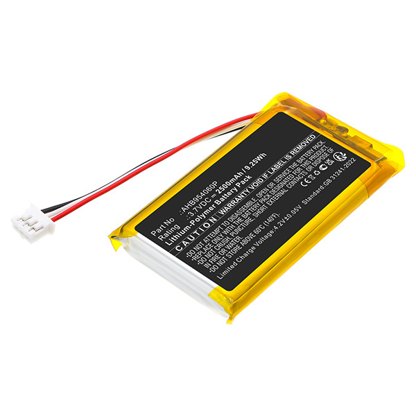 Jablotron JA-156E / AHB954060P / BAT-3V7-2500 accu (3.7 V, 2500 mAh, 123accu huismerk) AJA00096 - 1