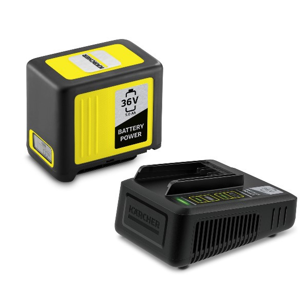 Kärcher Battery Power 36V / 24450310 / 36/50 accu + snellader (36 V, 5.0 Ah, origineel) AKR00058 - 1